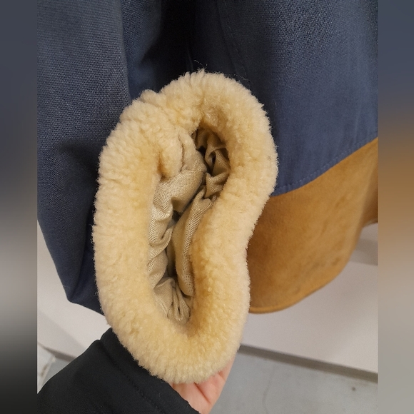 Vintage rare shearling Sheepskin sheepskin winter coat - Picture 6 of 12